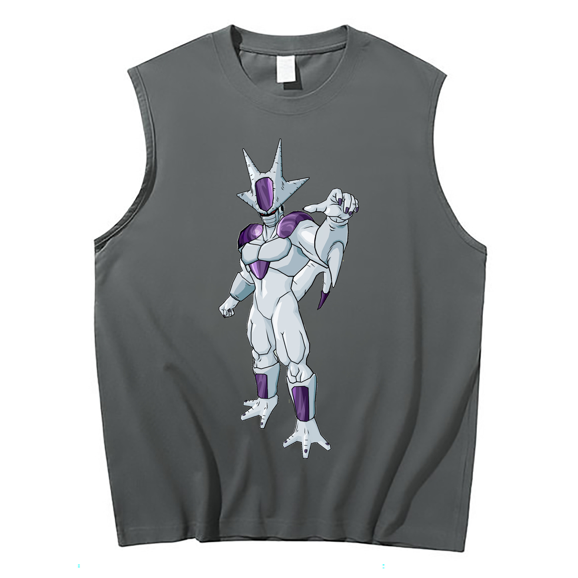 （画像用） ドラゴンボール クウラ DRAGON BALL Cooler Coora コットン100％タンクトップ（フロントプリント）
